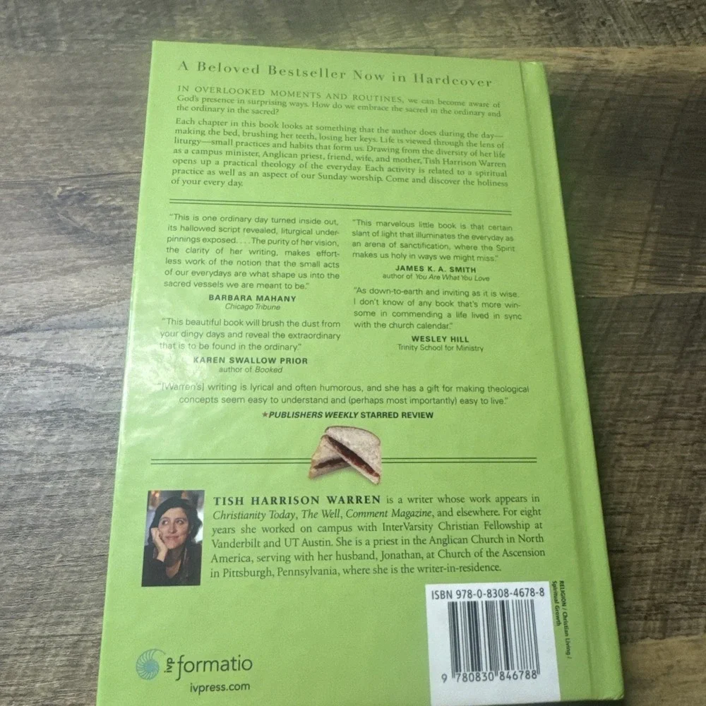 Liturgy of the Ordinary by Tish Harrison Warren Hardcover Christian Worship Book
